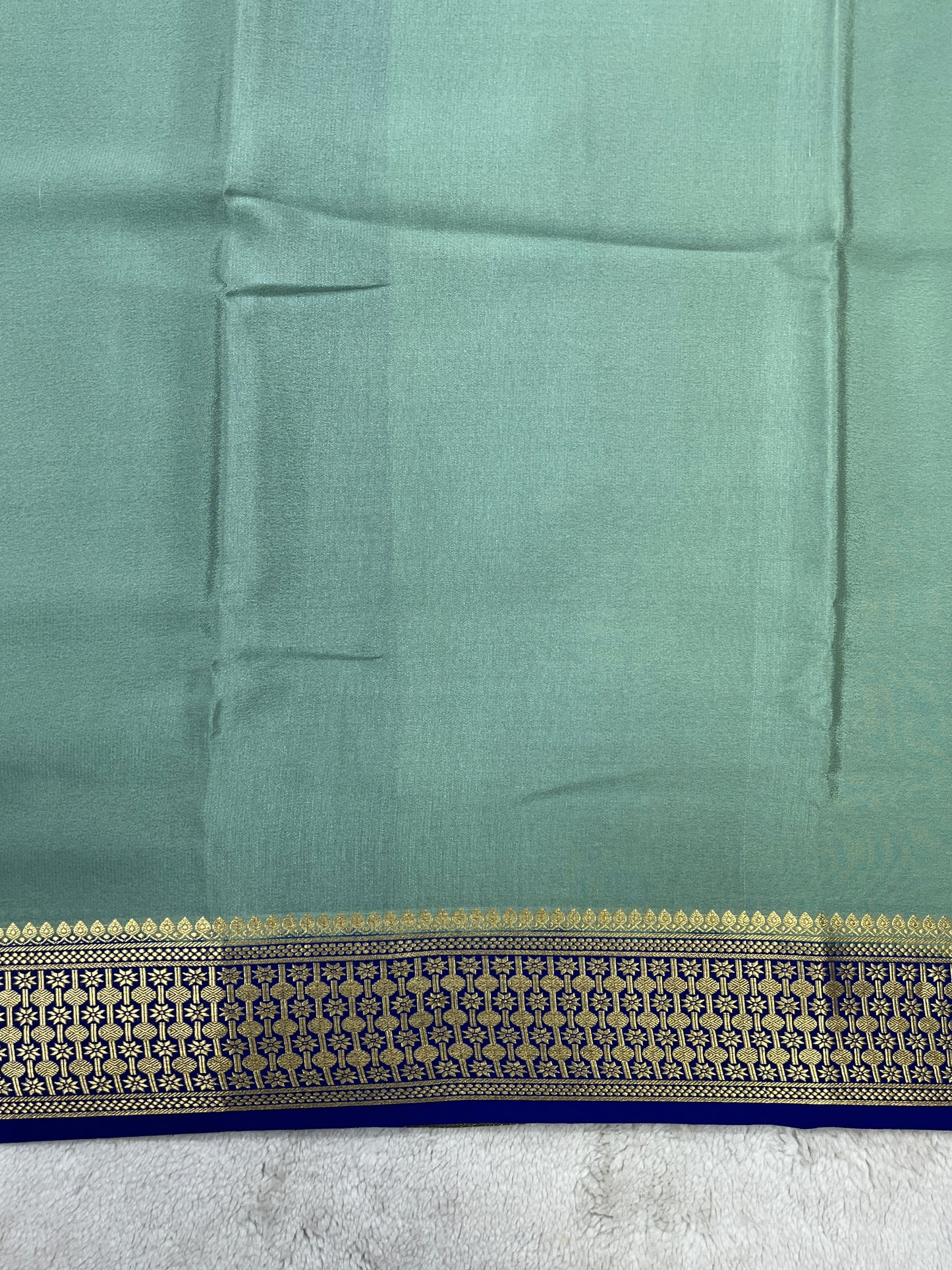 Pure crepe Mysore silk saree - 1146004