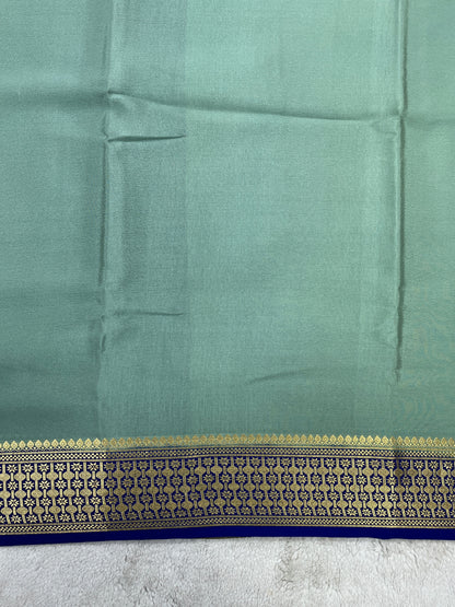 Pure crepe Mysore silk saree - 1146004