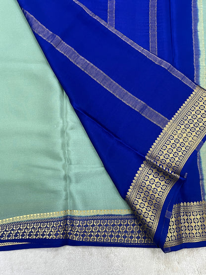 Pure crepe Mysore silk saree - 1146004