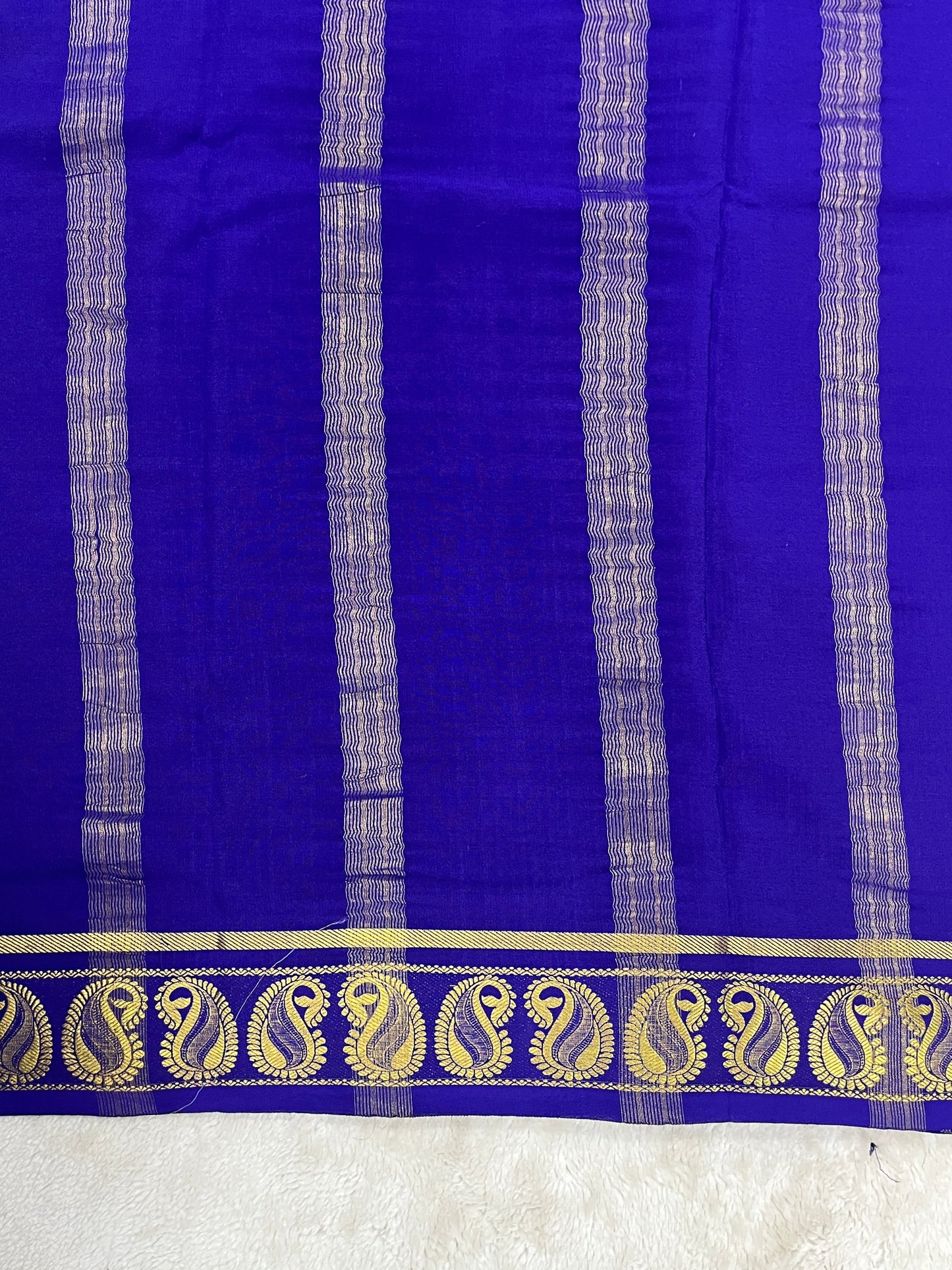 Pure crepe Mysore silk saree - 1146001