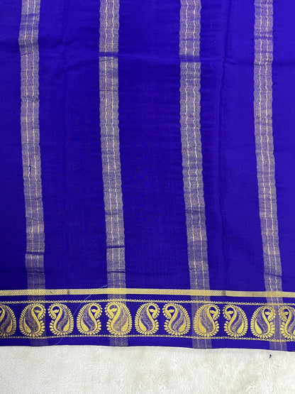 Pure crepe Mysore silk saree - 1146001