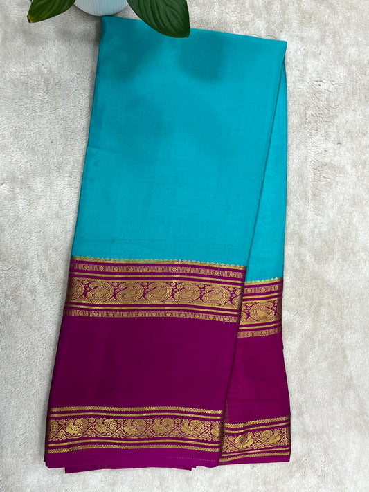 Pure crepe Mysore silk saree - 1146002