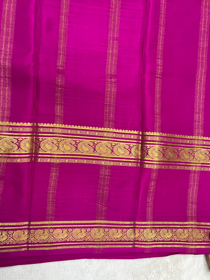 Pure crepe Mysore silk saree - 1146002