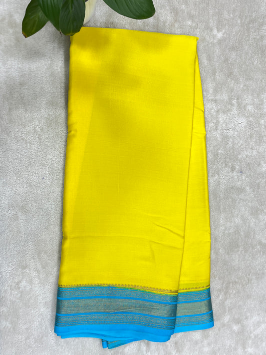 Pure crepe Mysore silk saree - 1146001