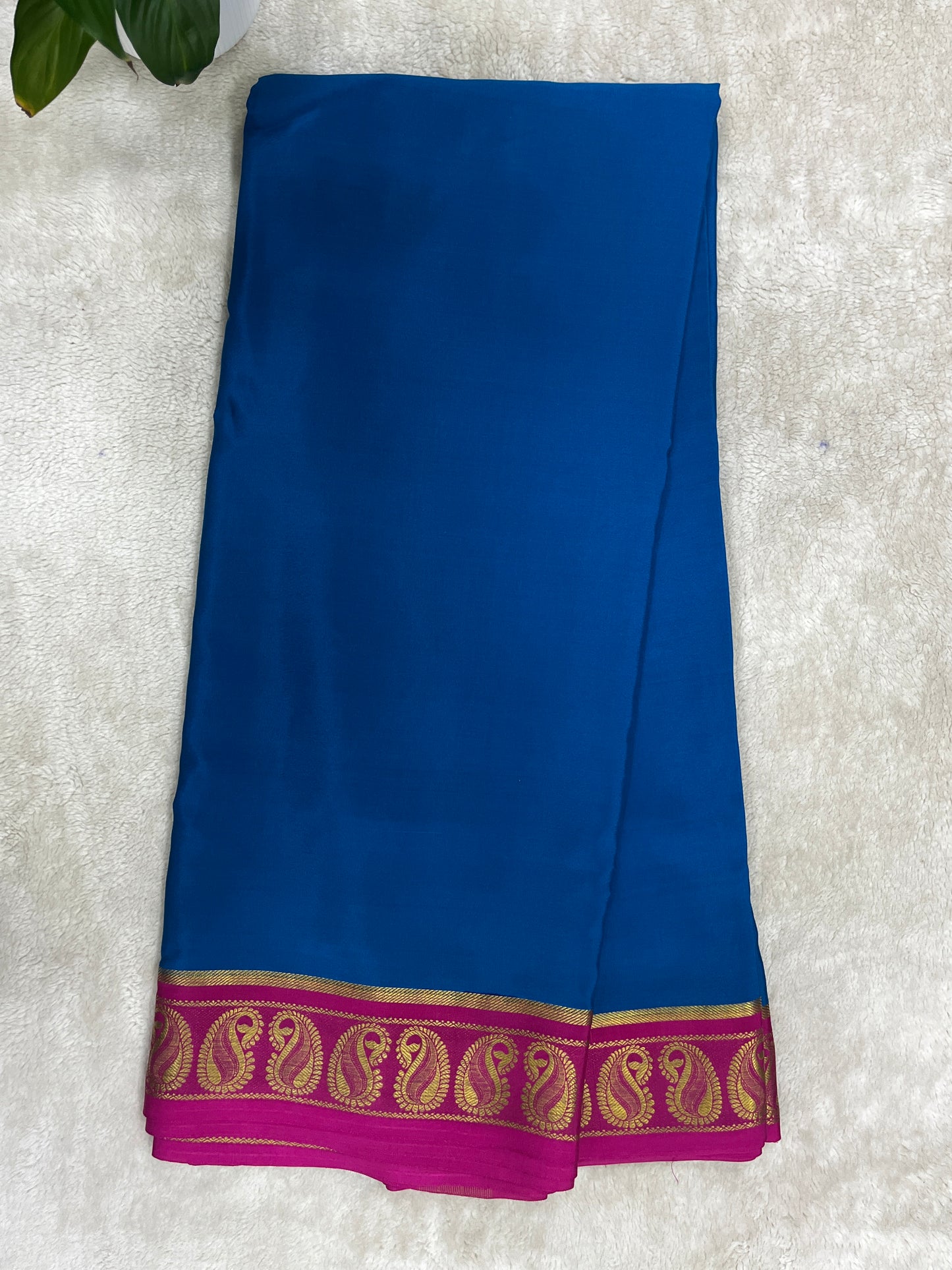 Pure crepe Mysore silk saree - 1146001