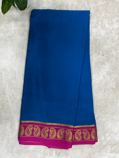 Pure crepe Mysore silk saree - 1146001