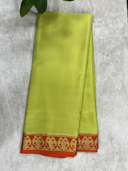 Pure crepe Mysore silk saree - 1146004