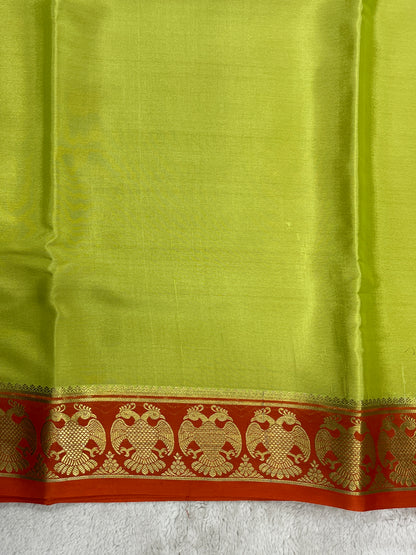 Pure crepe Mysore silk saree - 1146004