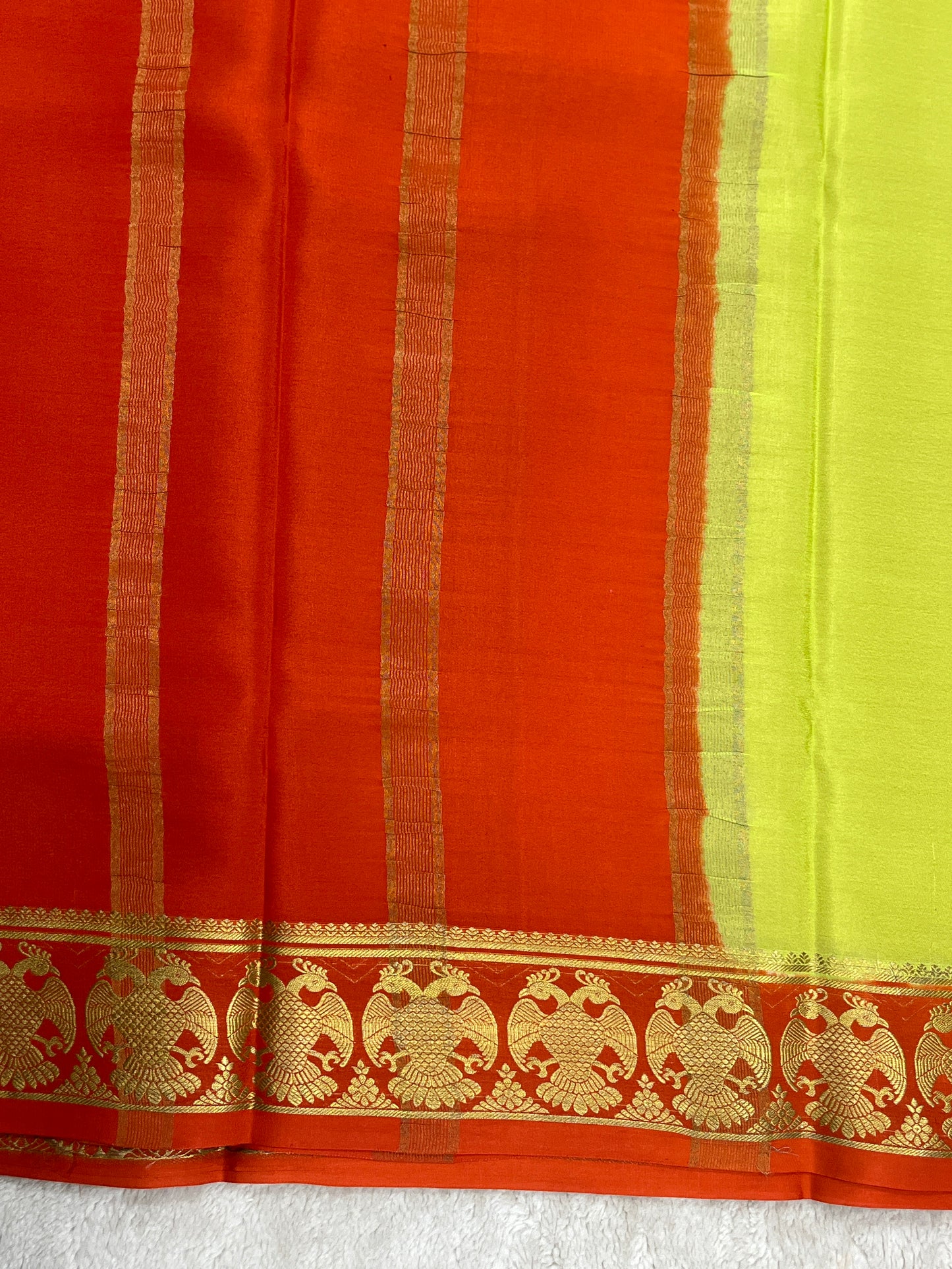 Pure crepe Mysore silk saree - 1146004