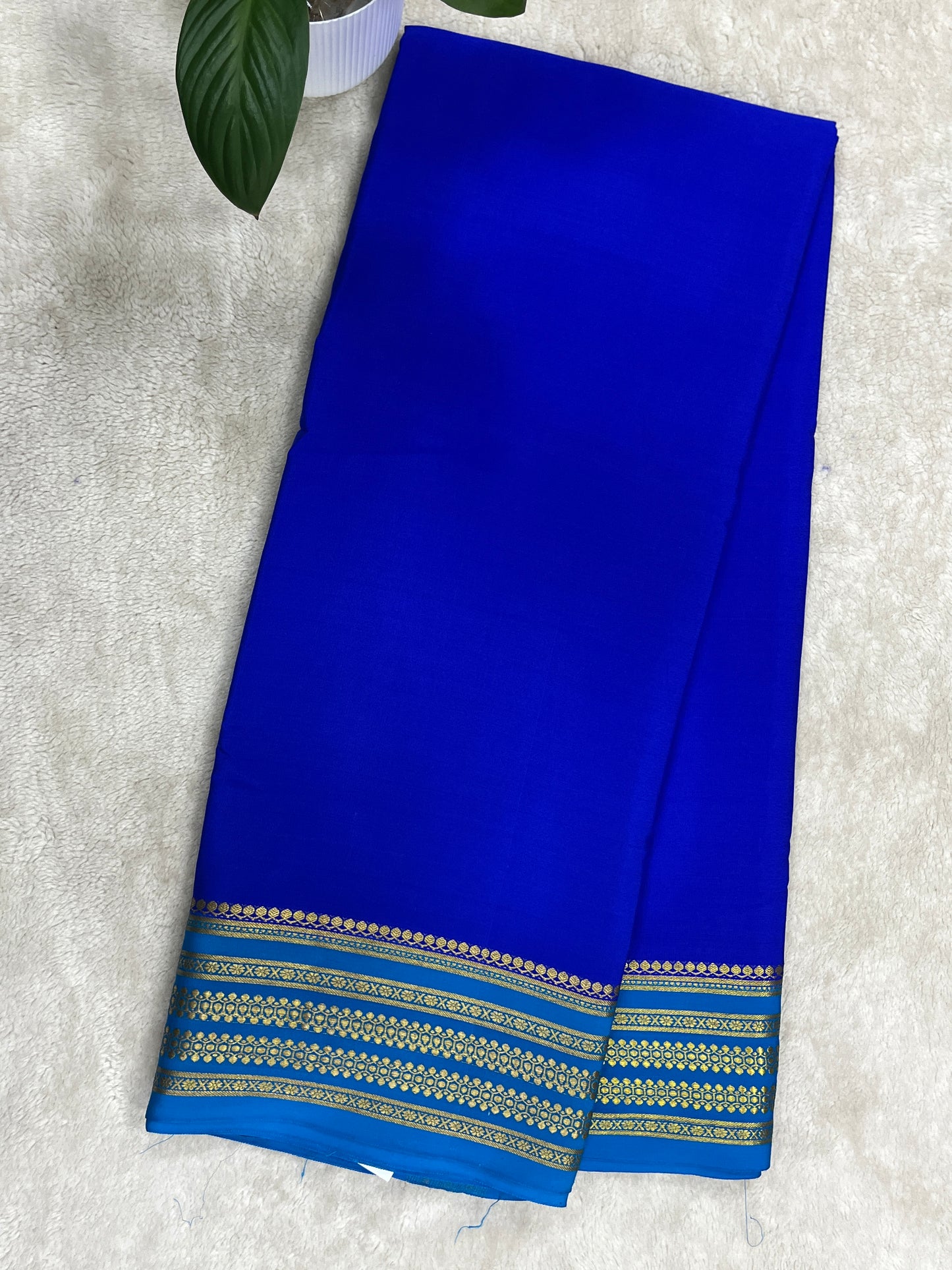 Pure crepe Mysore silk saree - 1146005