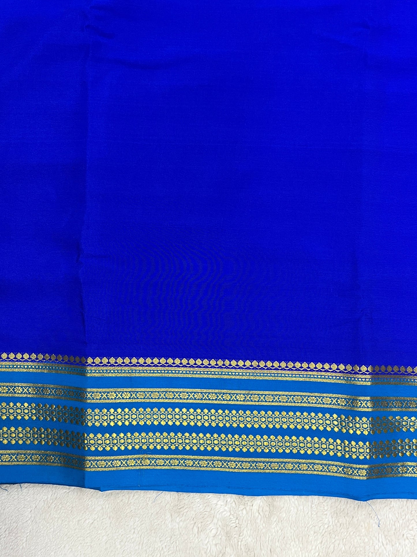 Pure crepe Mysore silk saree - 1146005