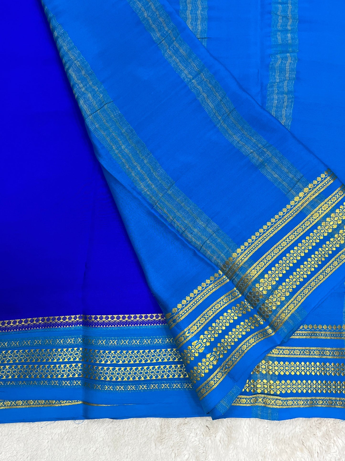Pure crepe Mysore silk saree - 1146005