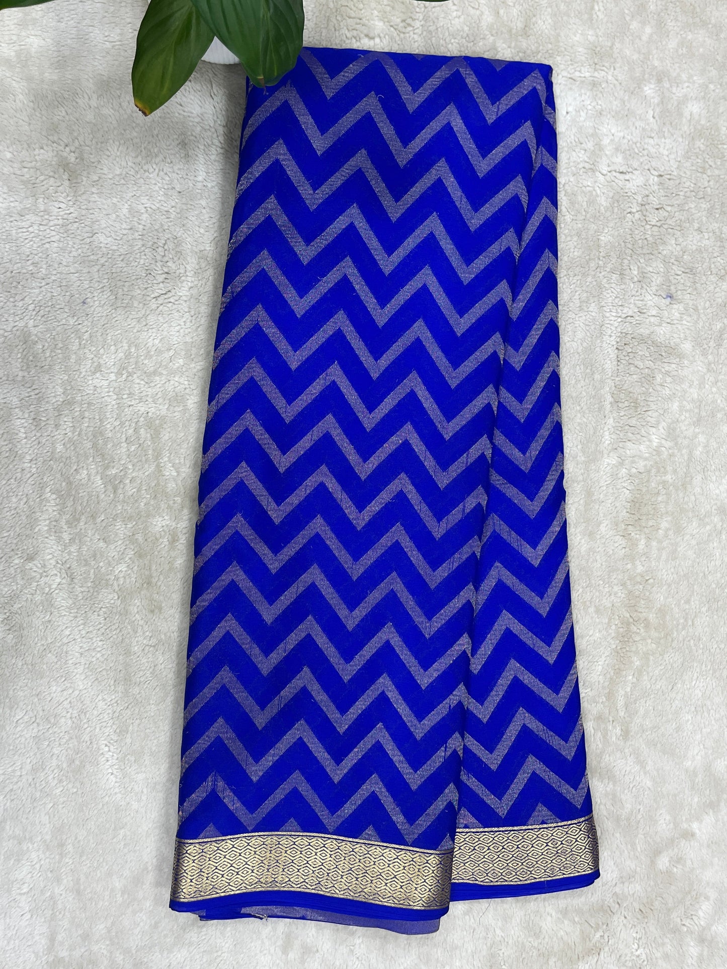Pure Crepe Mysore silk saree - 1145311