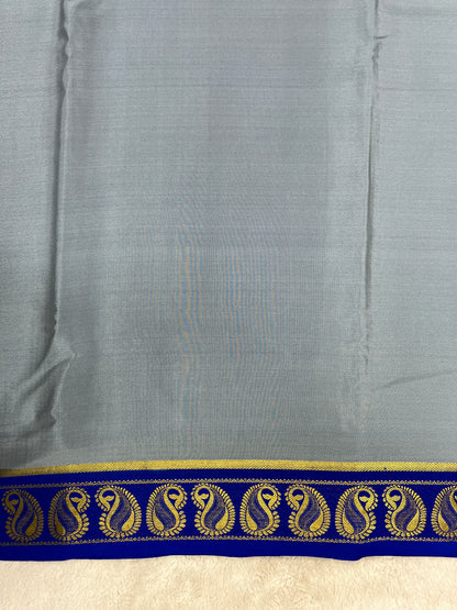 Pure Crepe Mysore Silk Saree in mango pattern - 1146001