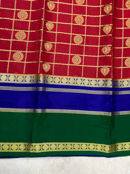 Pure Crepe Mysore Silk Saree in 3D pattern 1145314