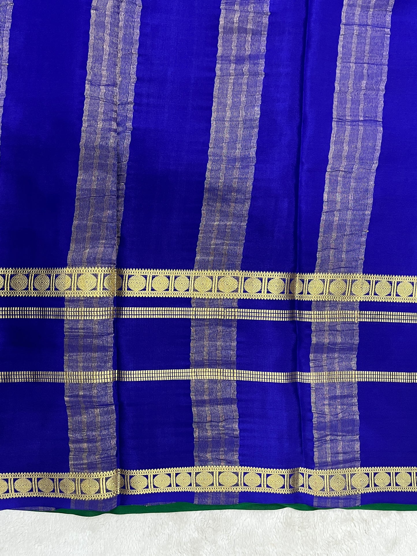Pure Crepe Mysore Silk Saree in 3D pattern 1145314