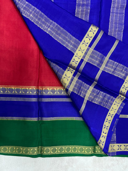 Pure Crepe Mysore Silk Saree in 3D pattern 1145314