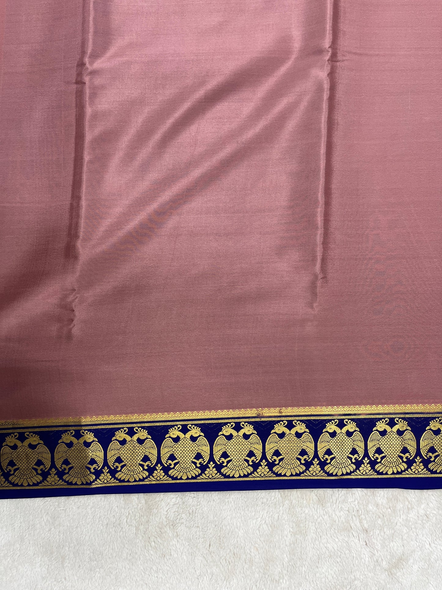 pure crepe mysore silk - gandaberunda - 1146004