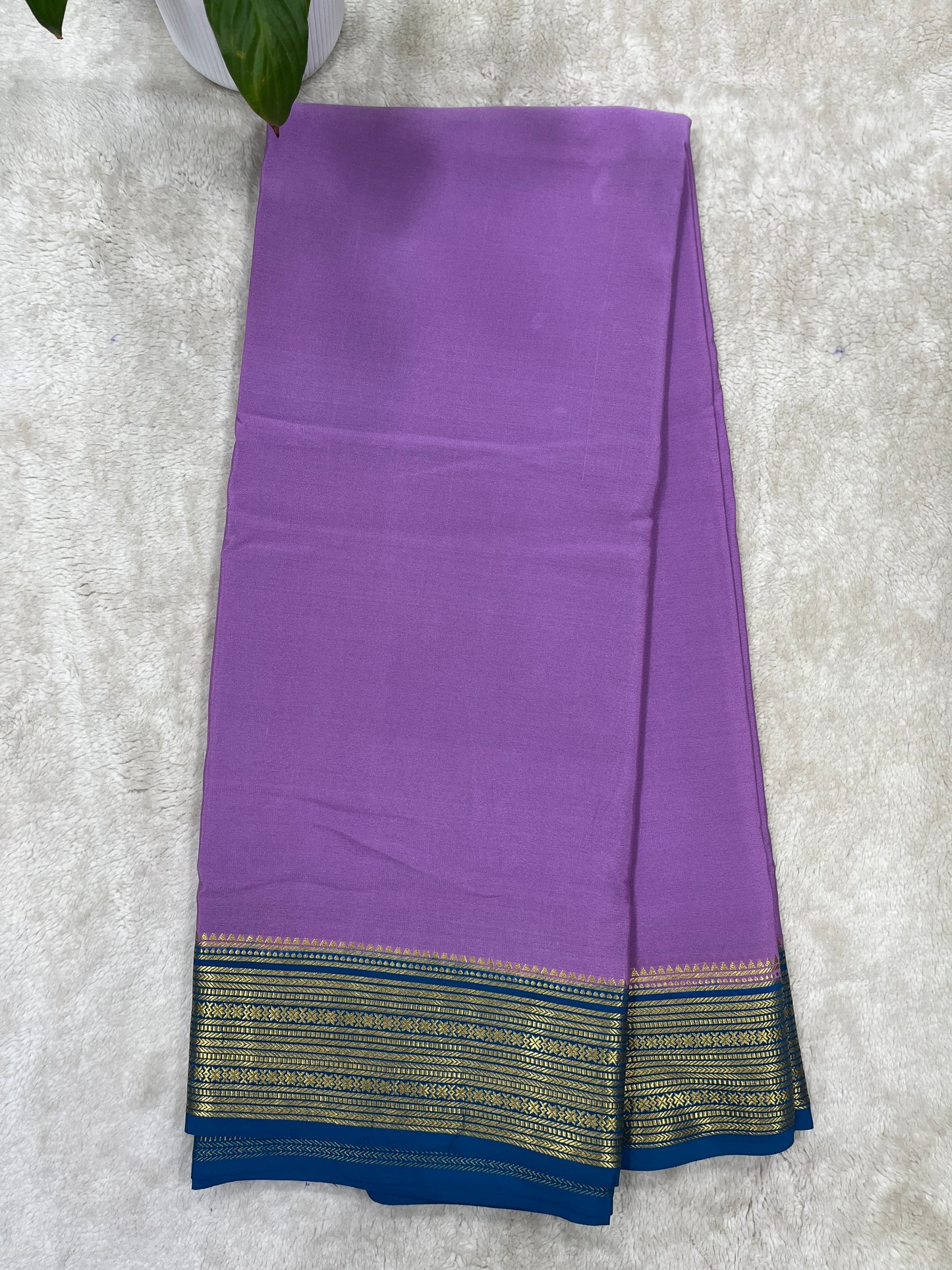 Pure crepe mysore silk - Rudrakash -1146004