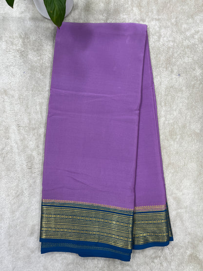 Pure crepe mysore silk - Rudrakash -1146004