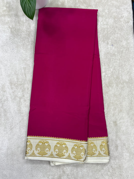 pure crepe myore silk -Gandaberunda- 1146003