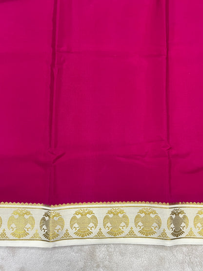 pure crepe myore silk -Gandaberunda- 1146003