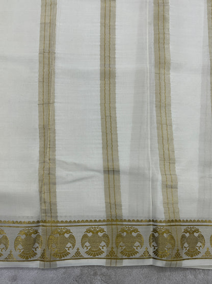 pure crepe myore silk -Gandaberunda- 1146003