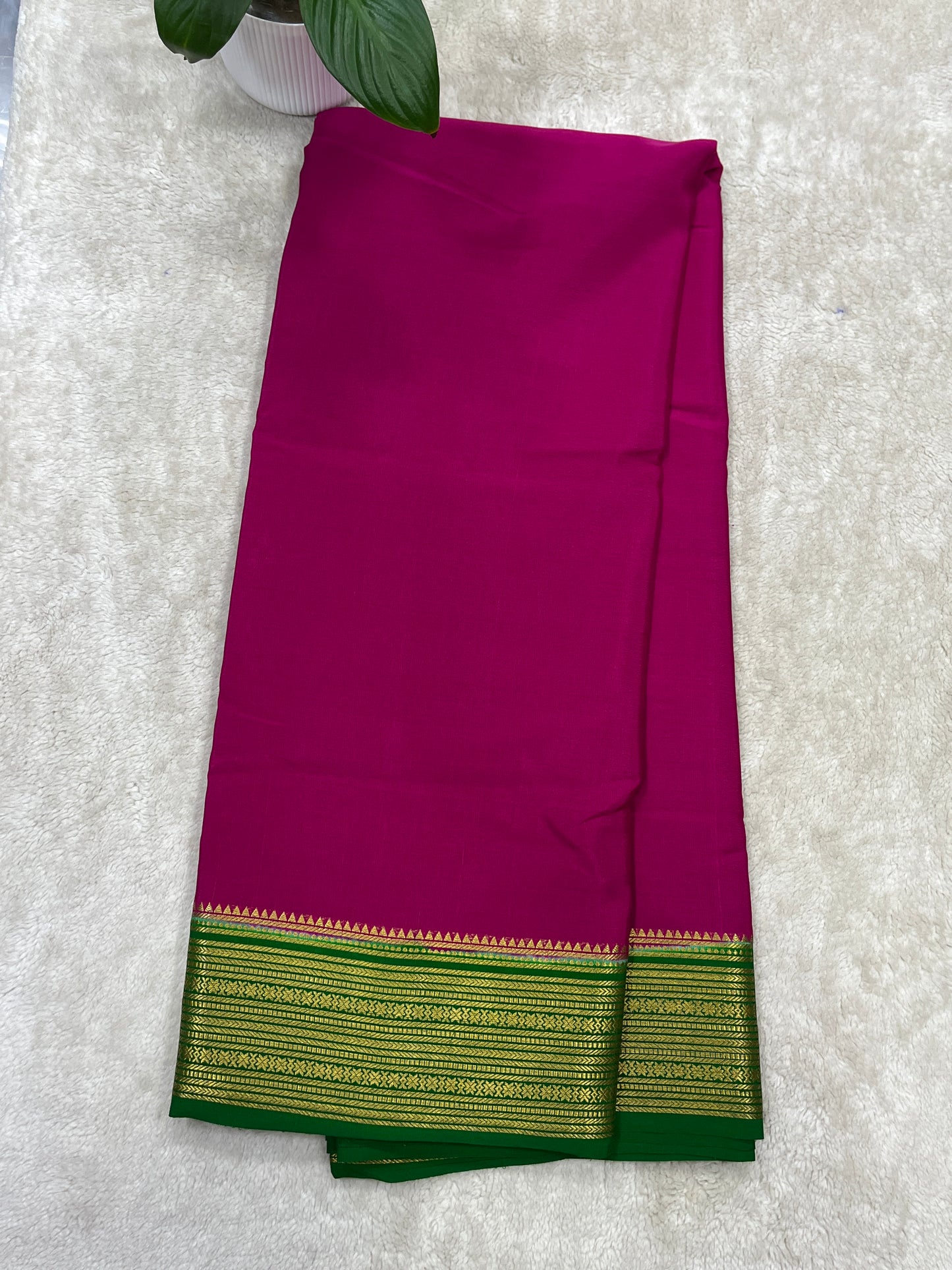 pure crepe mysore silk - Rudrakash -1146004