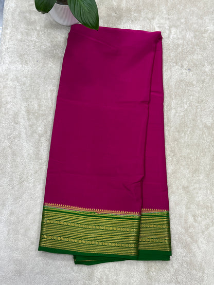 pure crepe mysore silk - Rudrakash -1146004