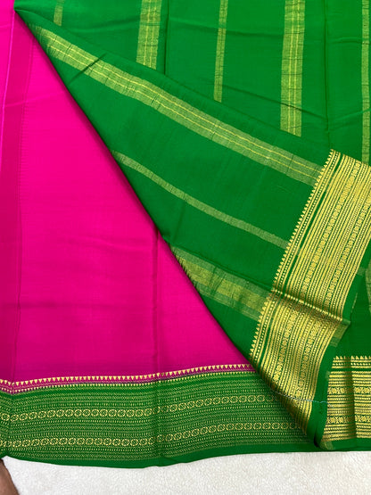 pure crepe mysore silk - Rudrakash -1146004