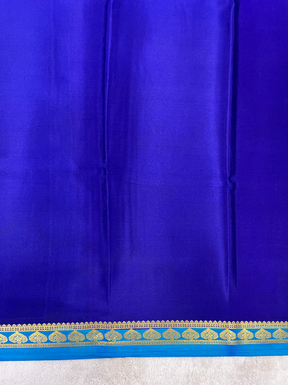 Pure Crepe Mysore Silk Saree in piping border - 1146006