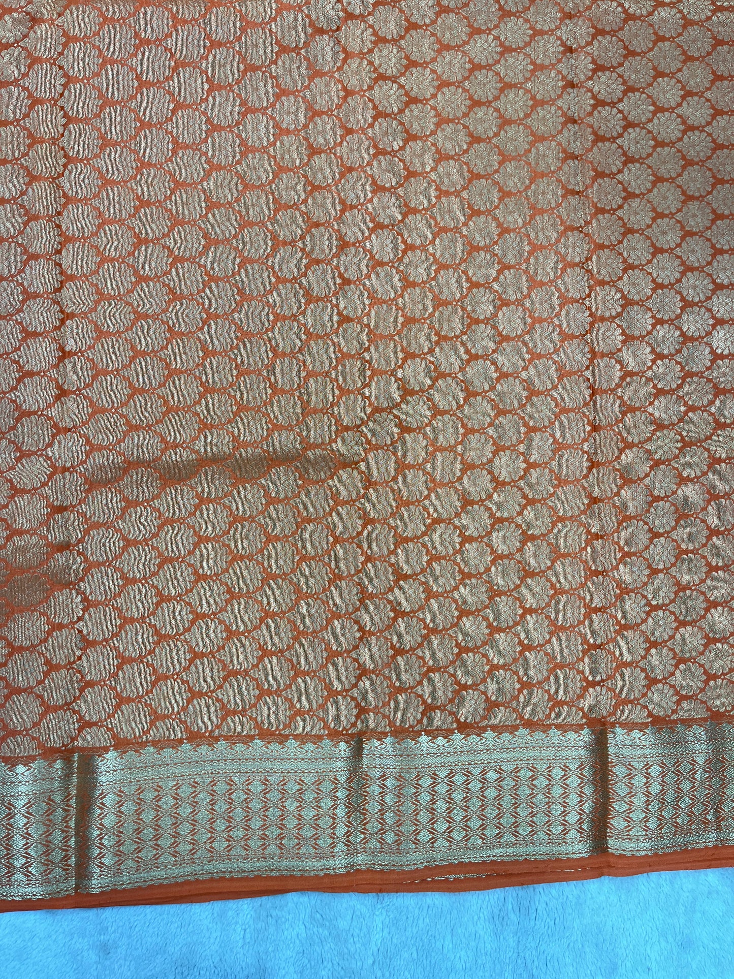Pure Crepe Mysore Silk Saree in brocade - 1145315