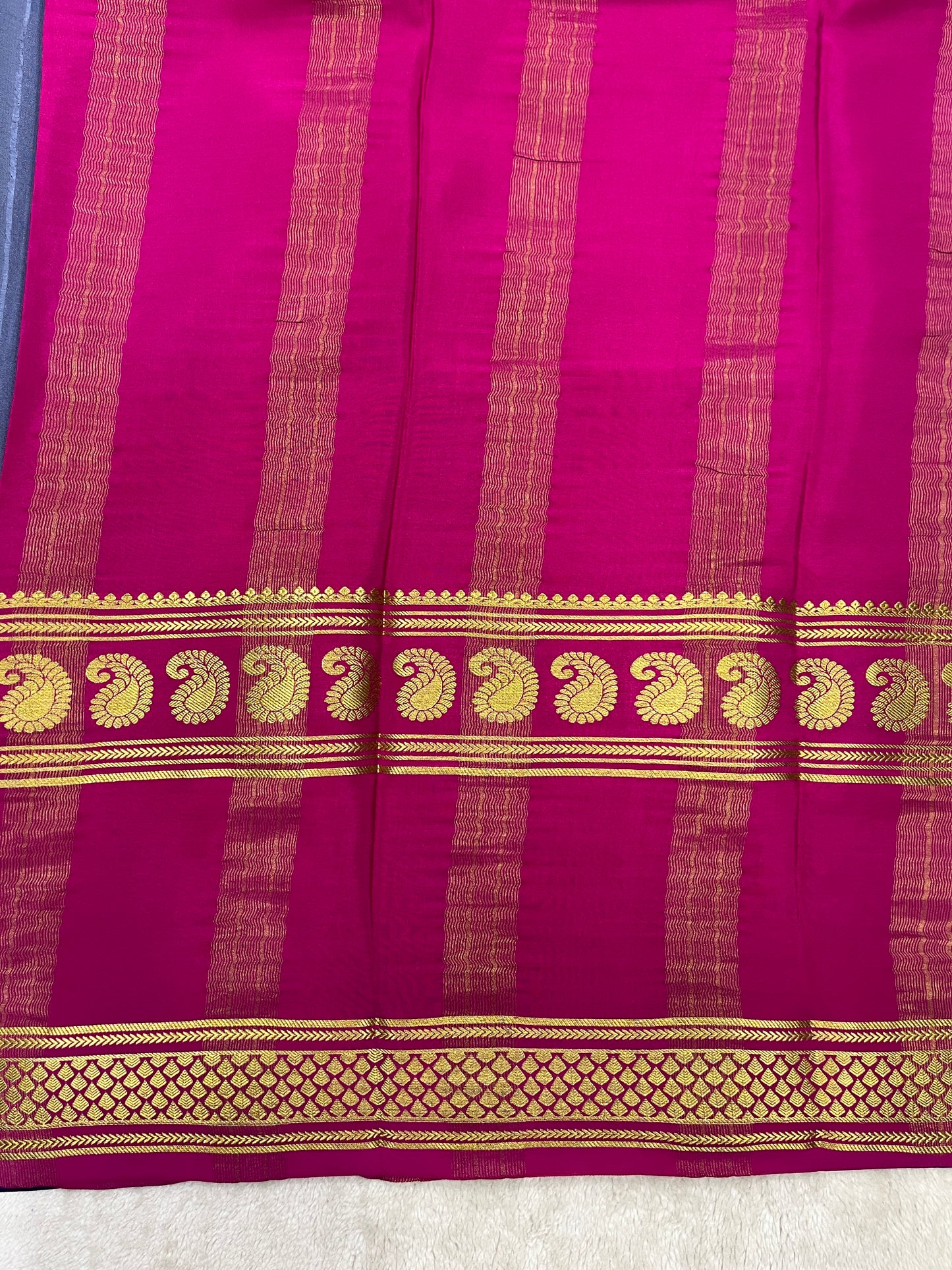 pure crepe mysore silk - 3D - 1146002