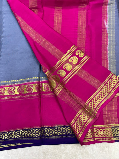 pure crepe mysore silk - 3D - 1146002