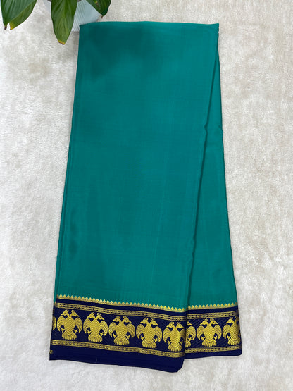 pure crepe mysore silk - Gandaberunda - 1146003