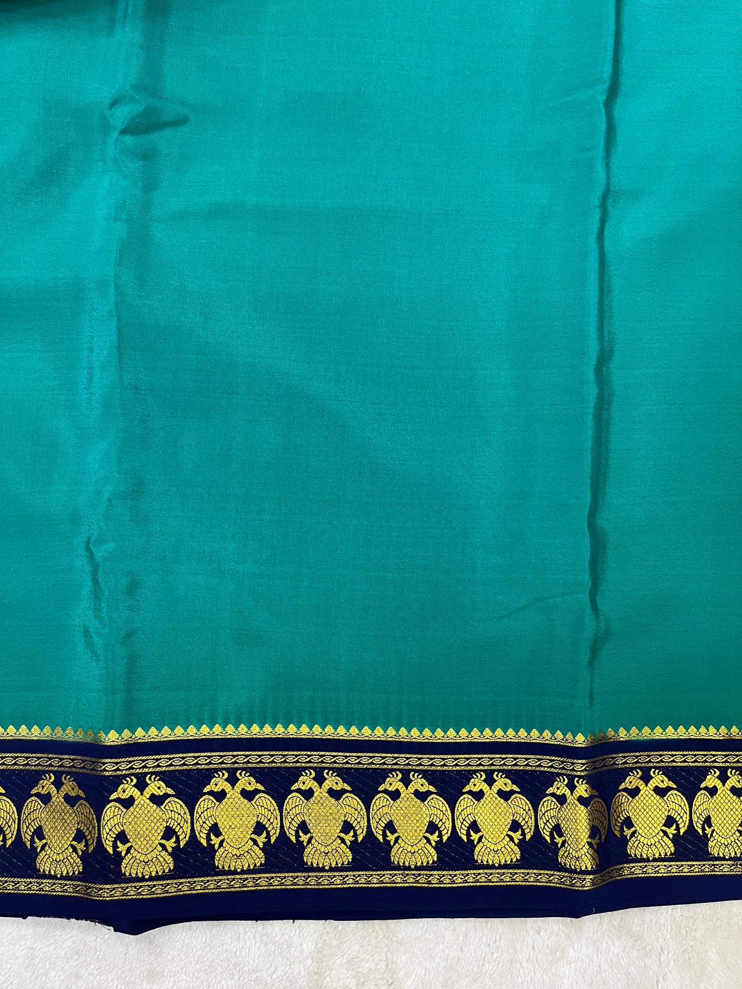 pure crepe mysore silk - Gandaberunda - 1146003