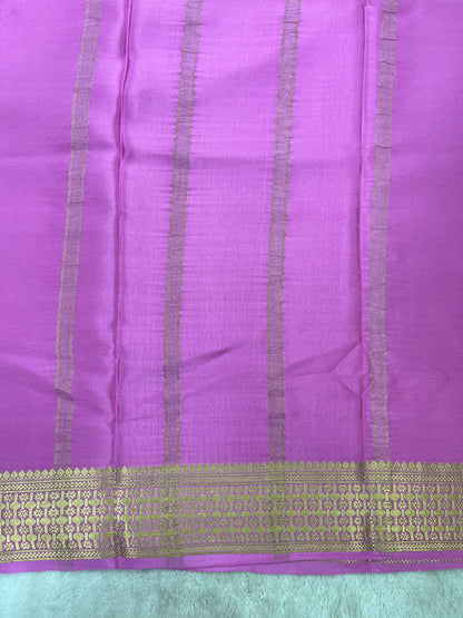 pure crepe mysore silk - Rudrakash - 1146004