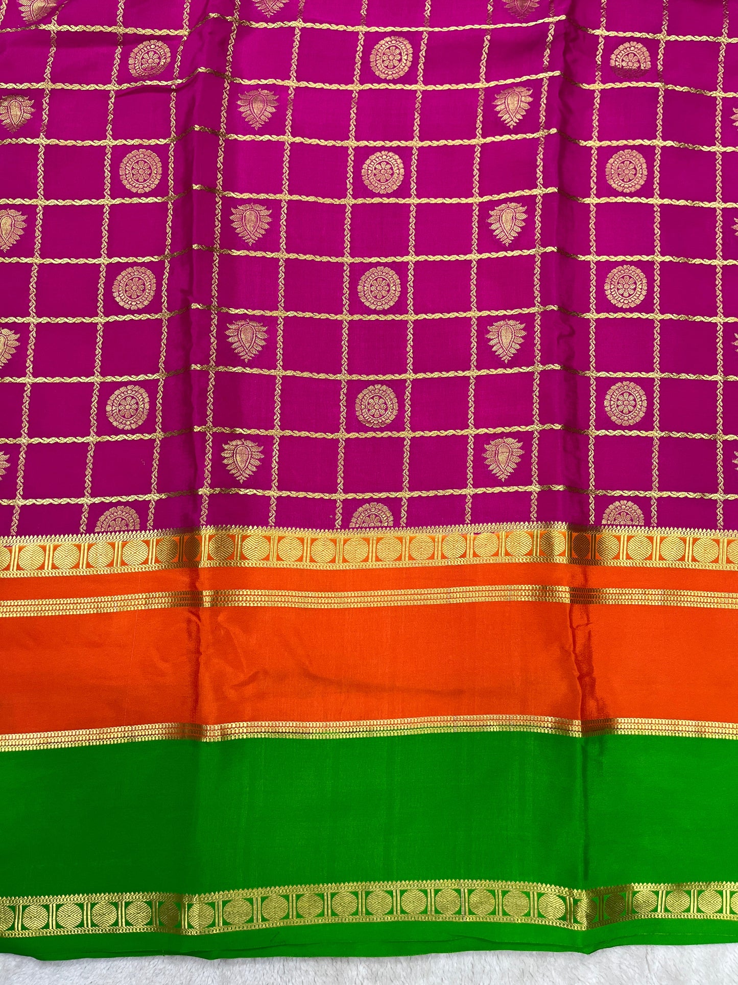 Pure Crepe Mysore Silk Saree - 1145314