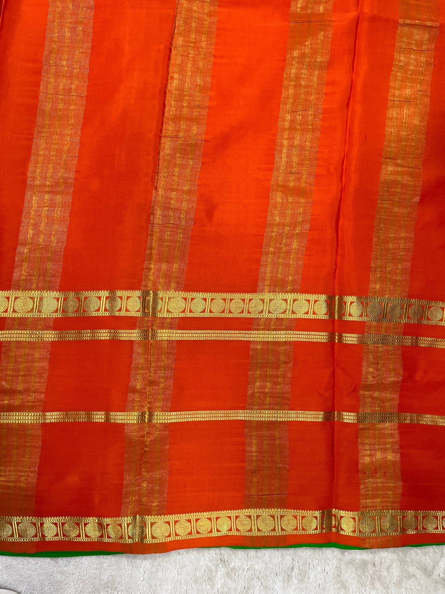Pure Crepe Mysore Silk Saree - 1145314