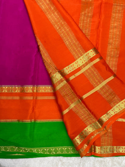 Pure Crepe Mysore Silk Saree - 1145314