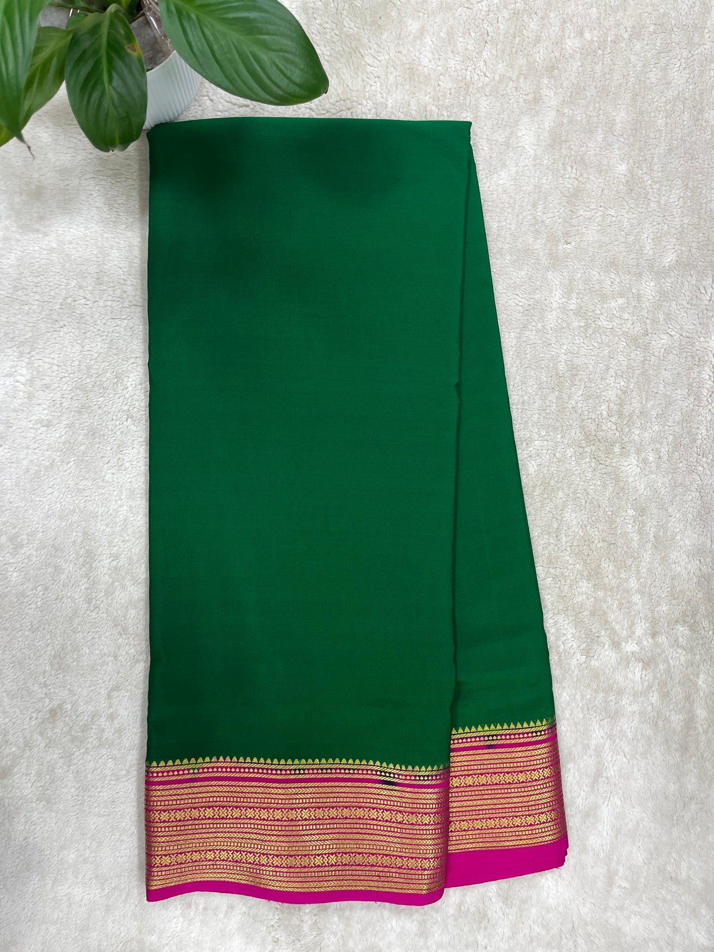pure crepe mysore silk - Rudrakash - 1146004