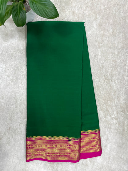 pure crepe mysore silk - Rudrakash - 1146004