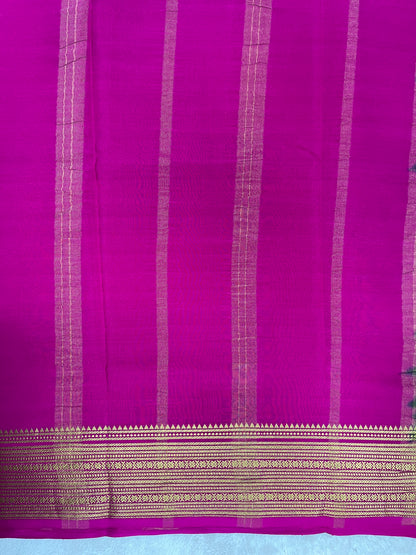 pure crepe mysore silk - Rudrakash - 1146004