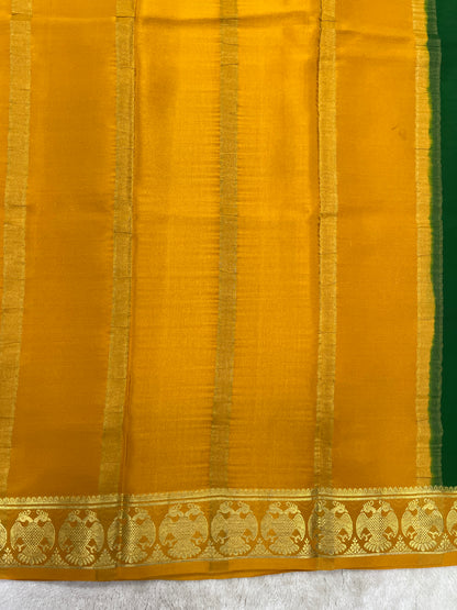 Pure Crepe Mysore Silk Saree in Rudraksh pattern - 1146004