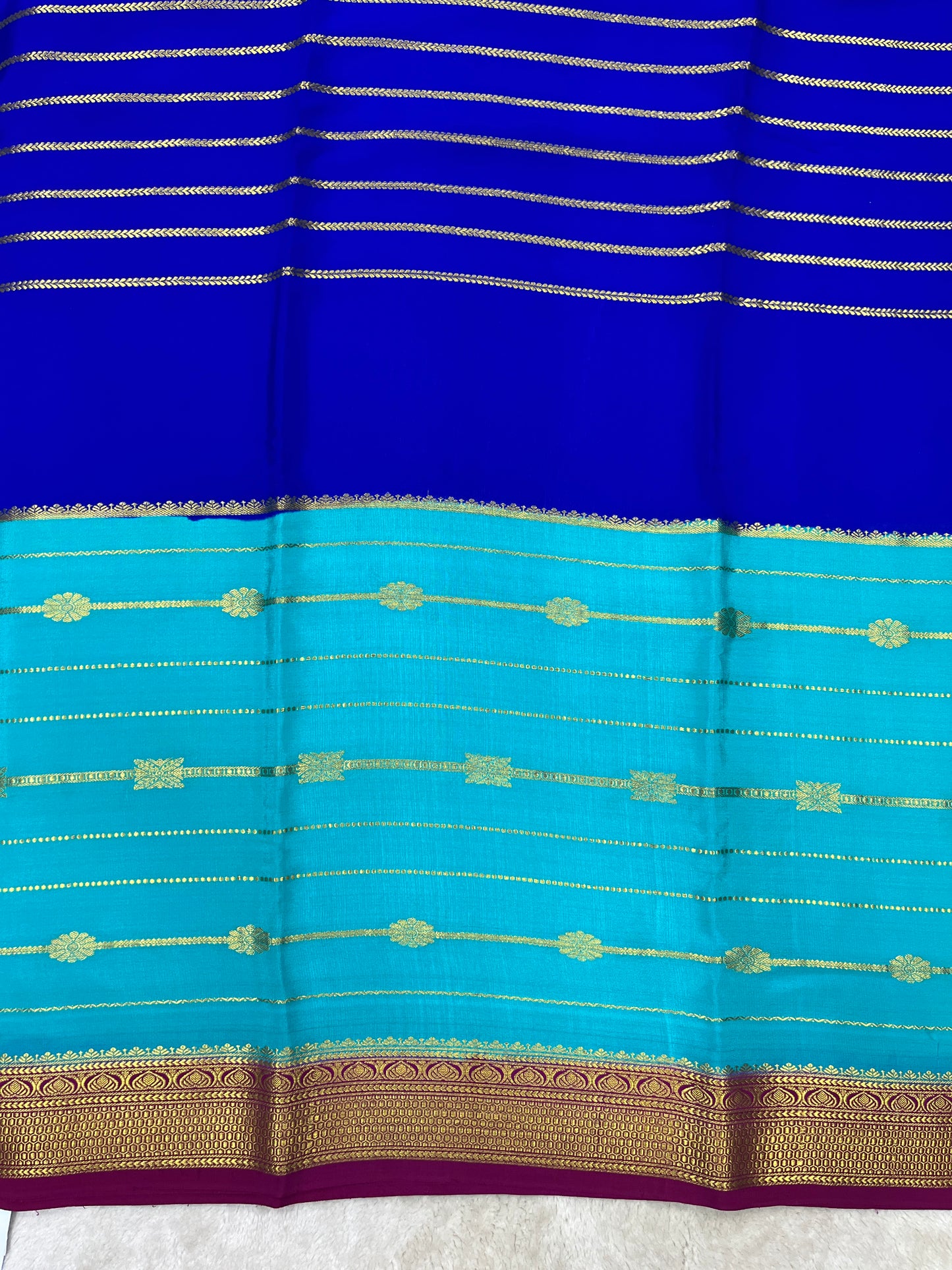 Pure Crepe Mysore Silk-3D 1146002