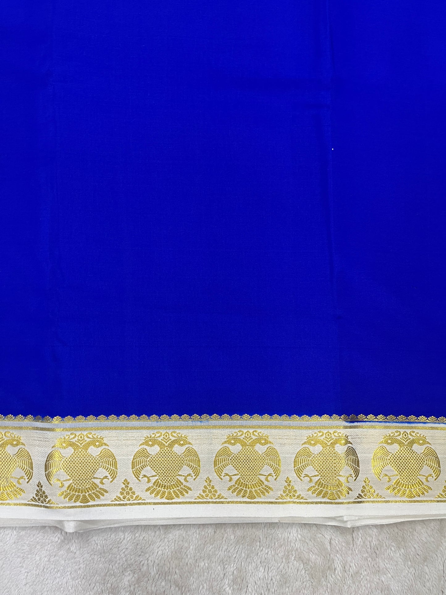 pure crepe mysore silk - Gandaberunda - 1146003
