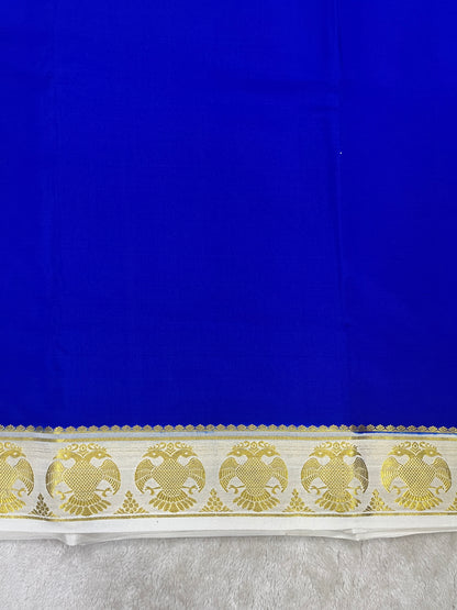 pure crepe mysore silk - Gandaberunda - 1146003