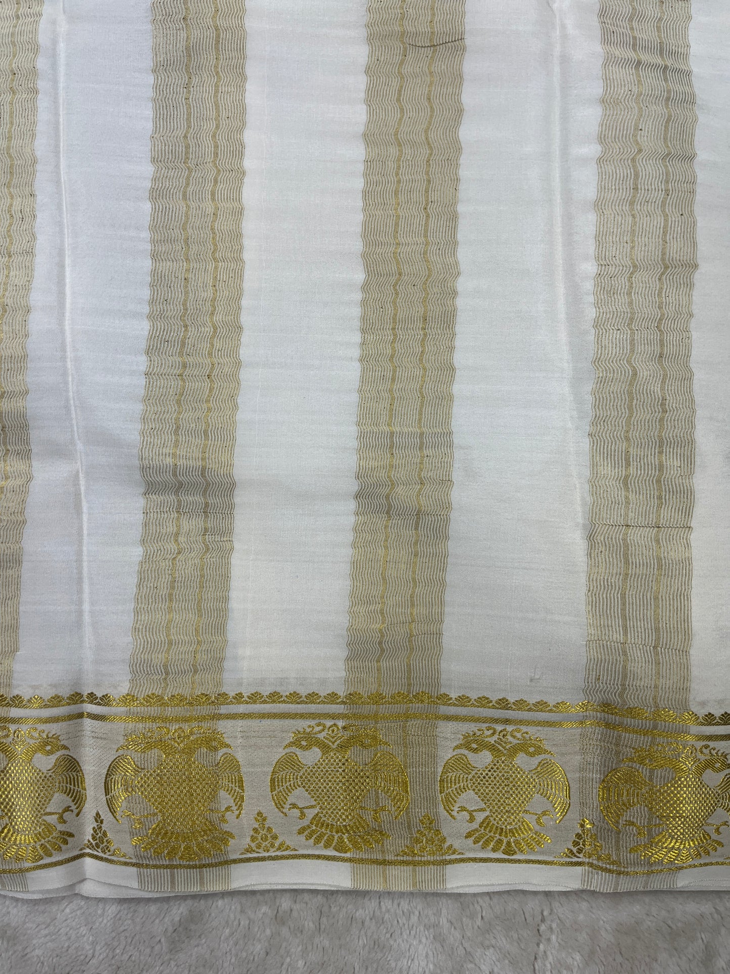 pure crepe mysore silk - Gandaberunda - 1146003