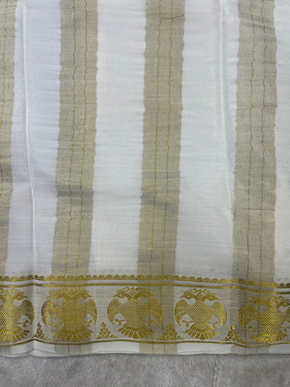 pure crepe mysore silk - Gandaberunda - 1146003