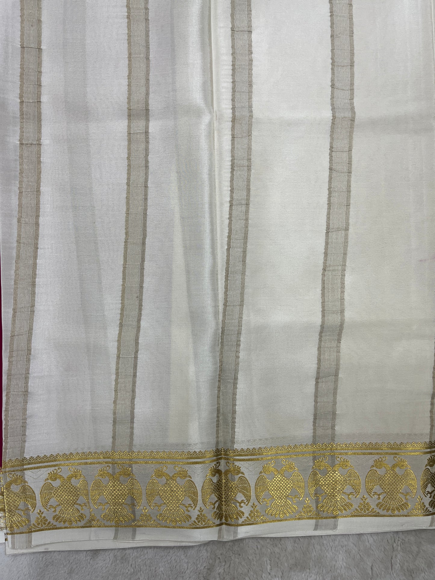 Pure Crepe Mysore Silk Gandaberunda 1146004